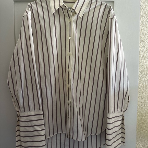 Closed Women’s Striped Shirt with High Cuff - Picture 1 of 6